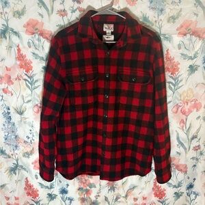 Vintage Woolrich Red and Black Checkered Shirt